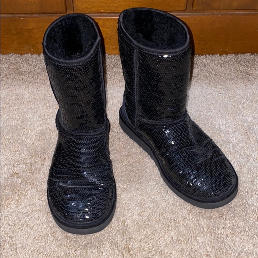 Black Sequin Uggs.